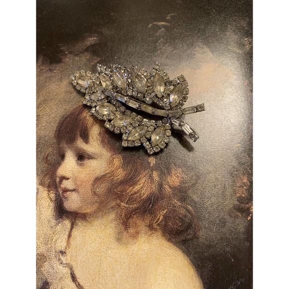 Vintage Clear Stone Sparkling WEISS BROOCH - Picture 11 of 16
